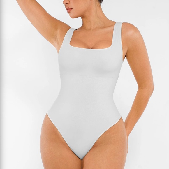 NWT Feelingirl Seamless Bodysuit White Size XS/S - Picture 1 of 5
